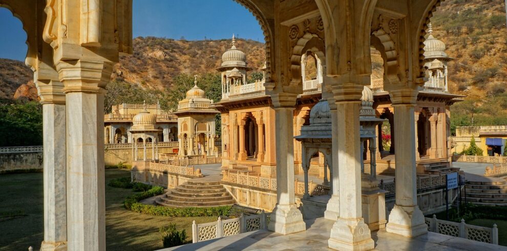 gaitore ki chhatriyan, india, jaipur, architecture, pillar, travel, building, old, tourism, bow, monument, temple, historical, jaipur, jaipur, jaipur, jaipur, jaipur
