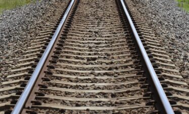 track, train, rail, sleeper, brown train